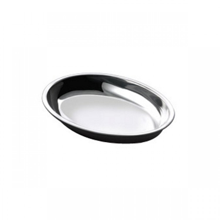 PIROFILA INOX OVALE CM.30X22 H.4 Pirofila inox ovale cm.30x22 h.4