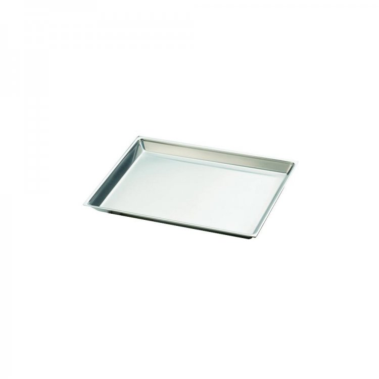 VASSOIO INOX SPIGOLATO CM.29X21 H.2 Vassoio inox spigolato cm.29x21 h.2