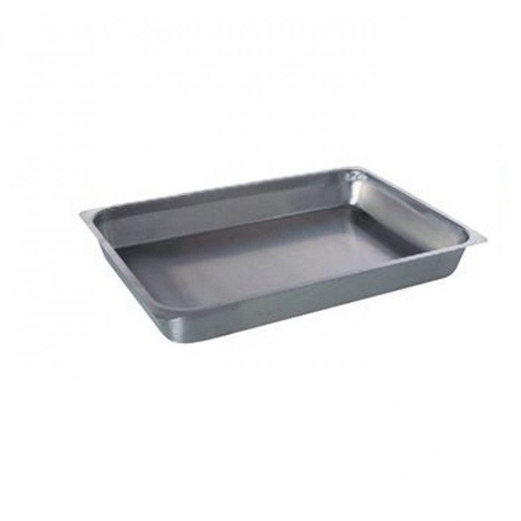 Vaschetta inox supermercato cm.61x40,5 h.3,5