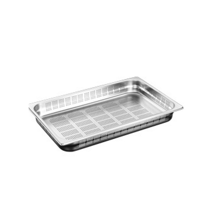 TEGLIA FORATA TUTTA CM.53X32,5 H.10 GN 1/1 Teglia forata tutta cm.53x32,5 h.10 gn 1/1