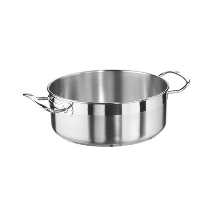 Casseruola inox bassa professional 3160 2 manici Ø cm.16 lt.1,25 pintinox
