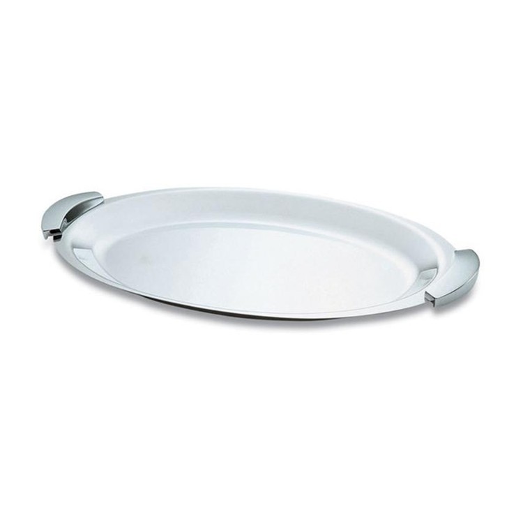 Vassoio Ovale Pinti INOX 40 Cm - Acciaio Inox 18/10, Made In Italy, Per Portata - Foto 3