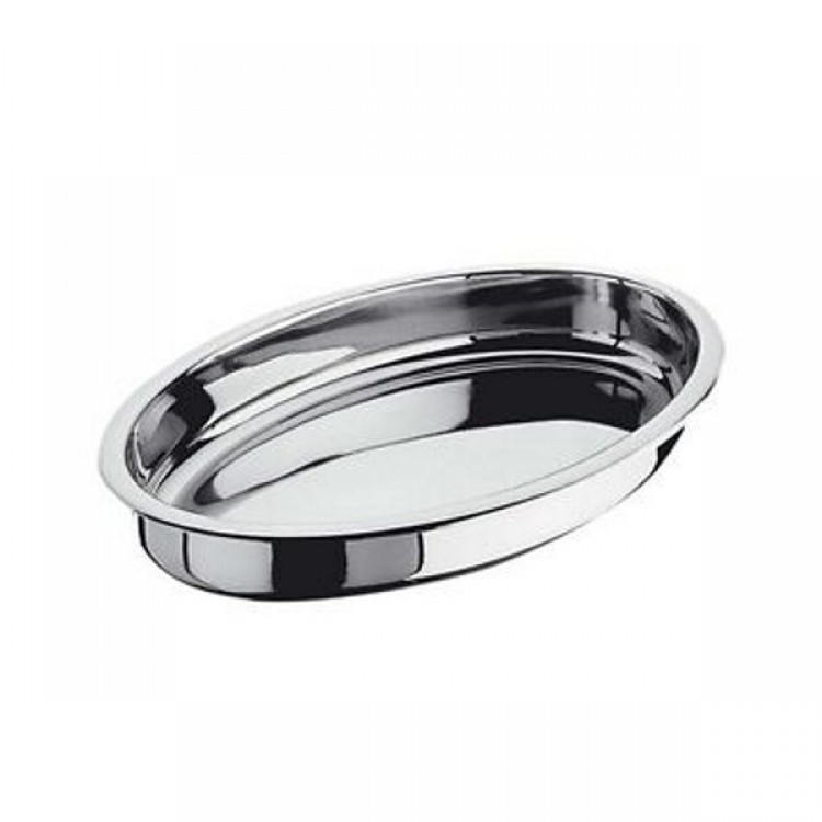 PIROFILA OVALE INOX PESANTE CM.30X20 H.3,5 Pirofila ovale inox pesante cm.30x20 h.3,5