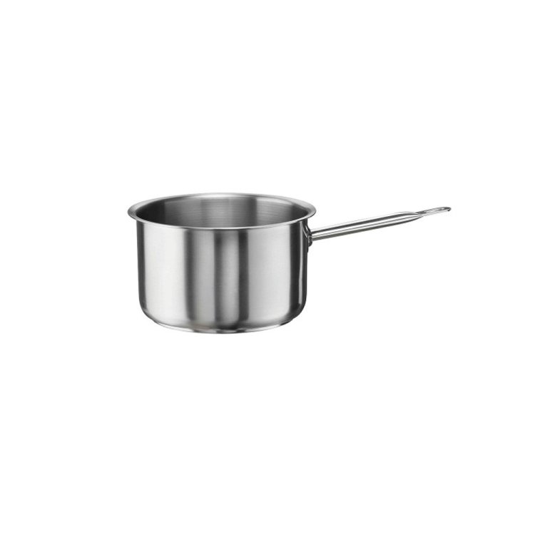 Casseruola inox alta 1 manico Ø cm.12 h.7 lt.0,8 s1000