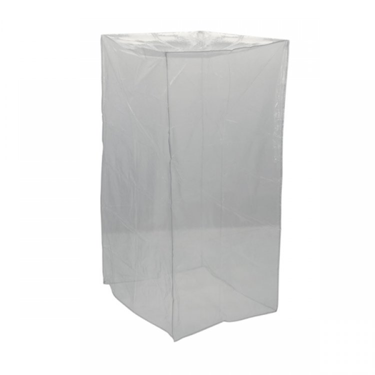 TELO COPRENTE IN PLASTICA PER CESTE LAVAGGIO 50X50 CON CERNIERA Telo coprente in plastica per ceste lavaggio 50x50 con cerniera