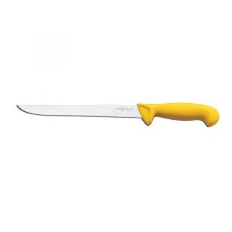 Coltello tridentum new line filettare cm.18 giallo