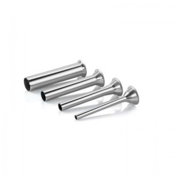 IMBUTO INOX FORO 10 PER INSACCATRICE Imbuto inox foro 10 per insaccatrice