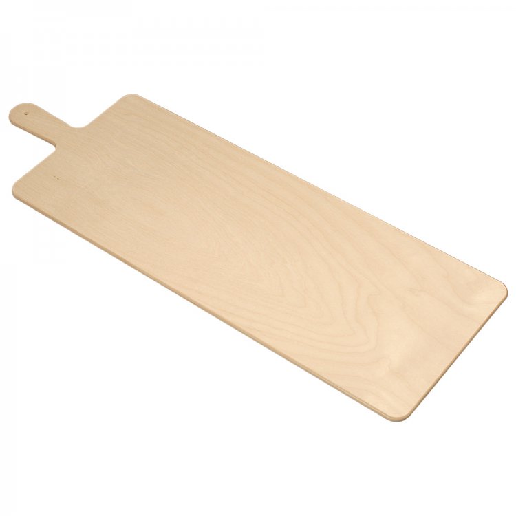 Tagliere legno rettangolare con manico cm.50x20 h.1,2
