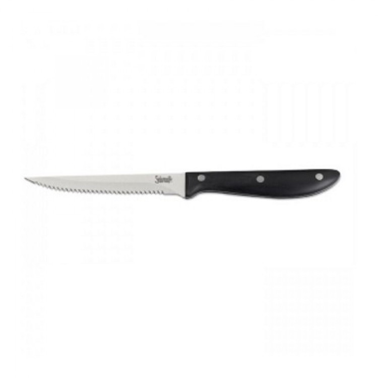 Coltello bistecca bistrot seghettato cm.11,5 acuta