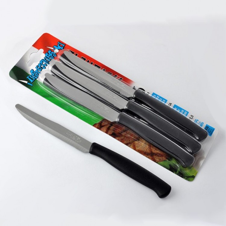 COLTELLO BISTECCA JO PUNTA ROTONDA CM.11 PZ.6 SENZA RIVETTI Coltello bistecca jo punta rotonda cm.11 pz.6 senza rivetti