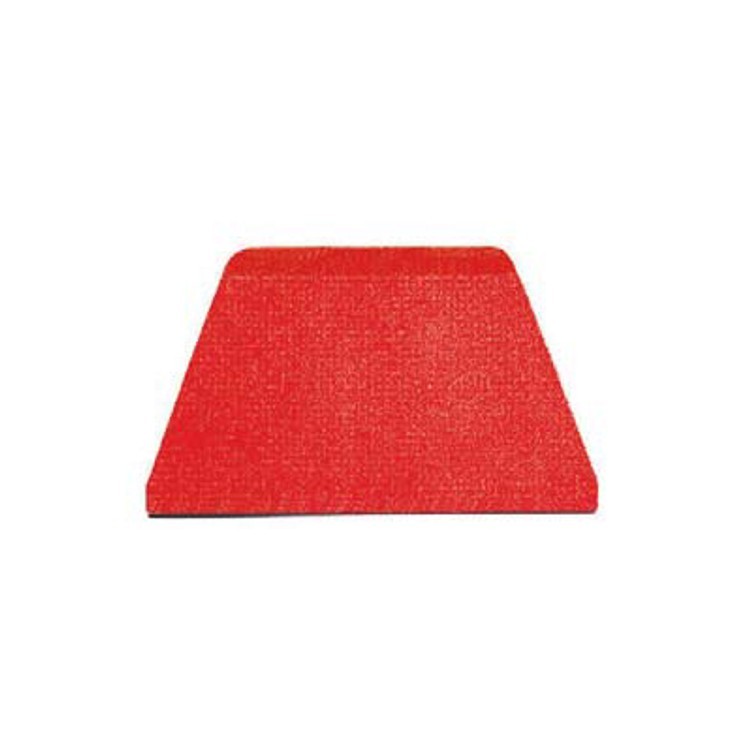 Raschietto polipropilene cm.21,6x12,8 rosso