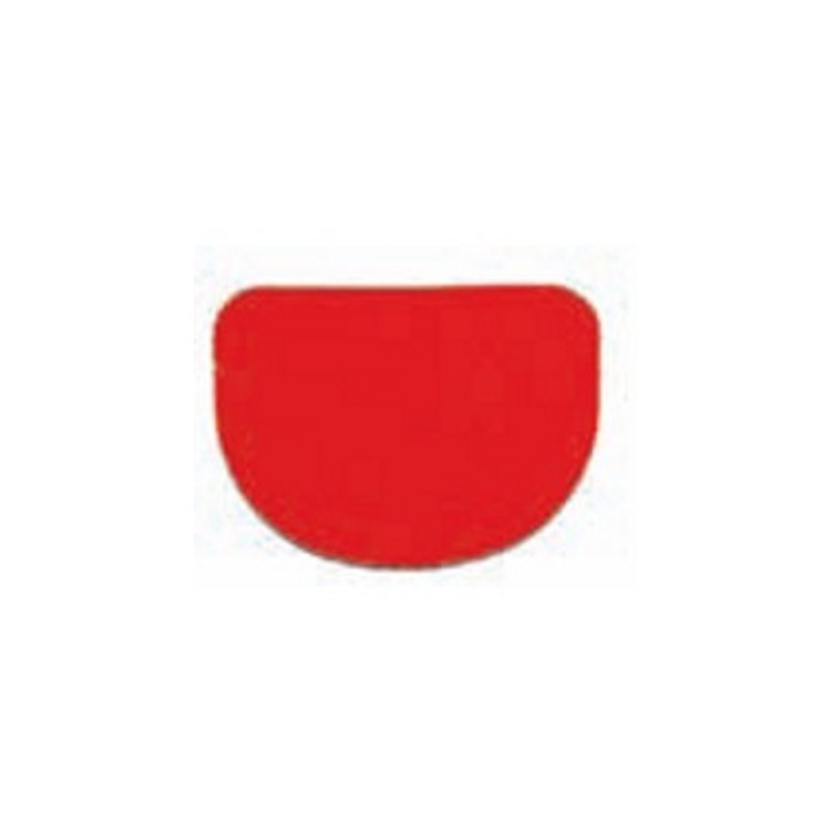 Raschietto polipropilene cm.12x8,8 rosso