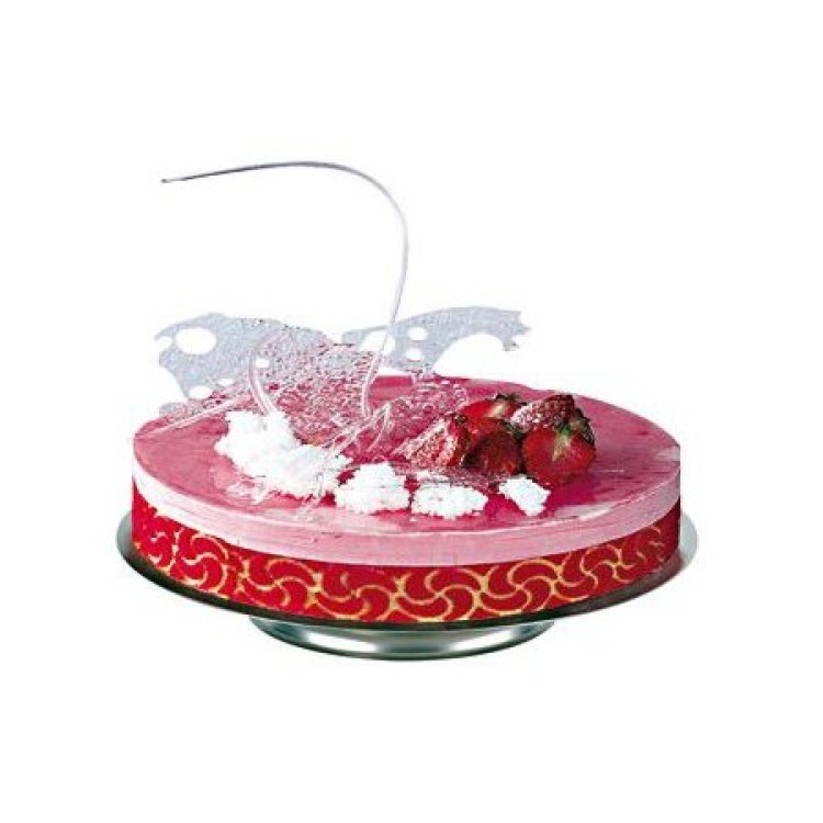 ALZATA INOX Ø CM.30 H.5 PER TORTA 1 PIANO SAMBONET PADERNO Alzata inox Ø cm.30 h.5 per torta 1 piano sambonet paderno