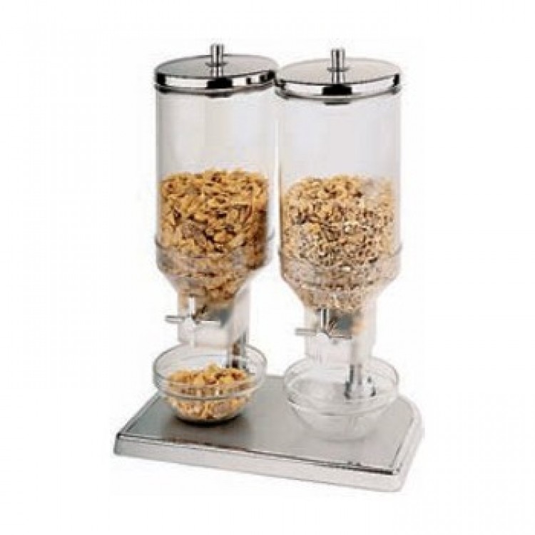 DISTRIBUTORE CEREALI CM.22X35 H.52 DUO LT.4,5 PER DISPENSER Distributore cereali cm.22x35 h.52 duo lt.4,5 per dispenser