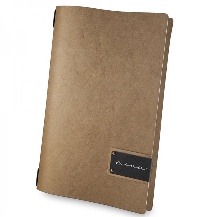 Portamenu' eco moda cm.16,5x23,1 naturale formato golfo