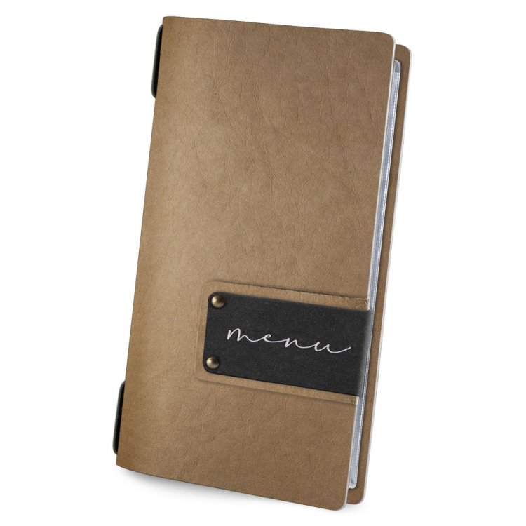 Portamenu' eco moda cm.17,3x31,8 naturale formato 4re