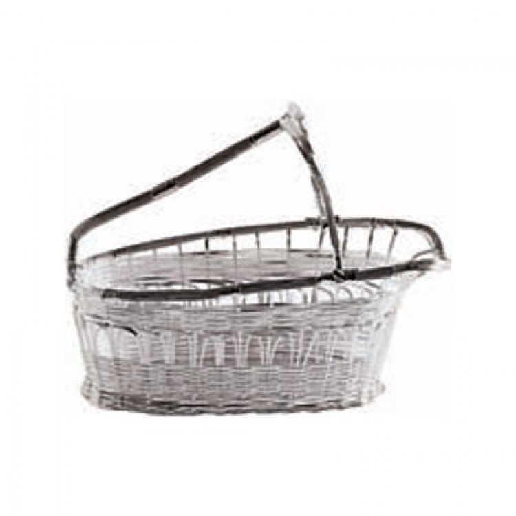 Portabottiglie vino inox con cestino argentato