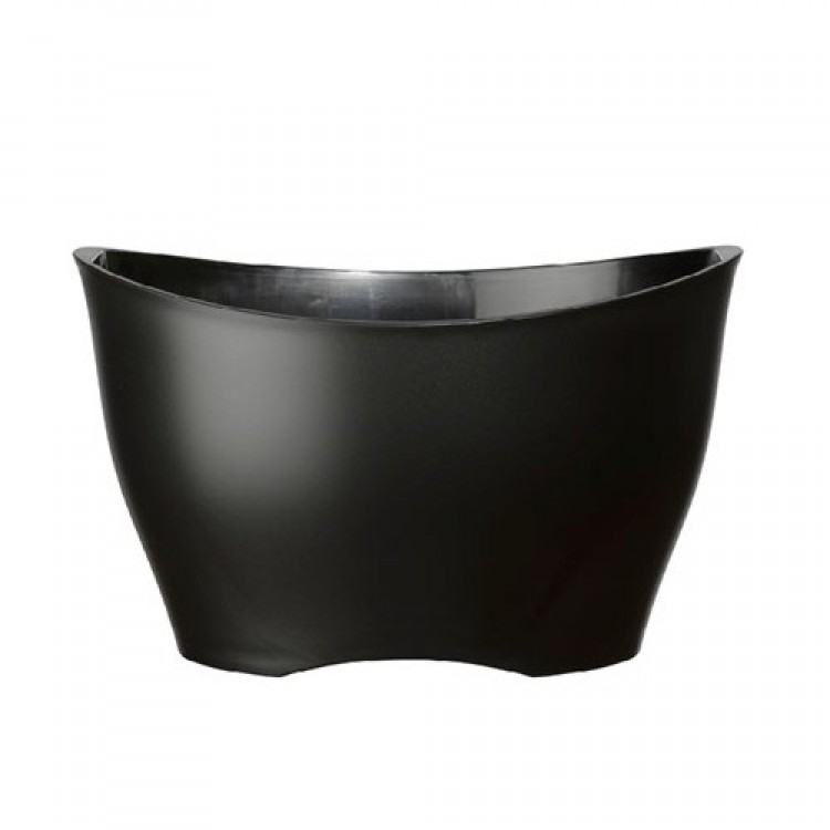 SPUMANTIERA CM.40x29,5 ICEBERG OVALE NERA *** Spumantiera cm.40x29,5 iceberg ovale nera ***