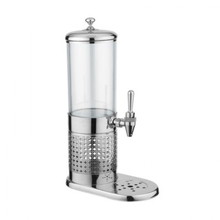 DISTRIBUTORE SUCCHI INOX LT.8 CON COLONNA REFRIGERANTE PINTINOX Distributore succhi inox lt.8 con colonna refrigerante pintinox