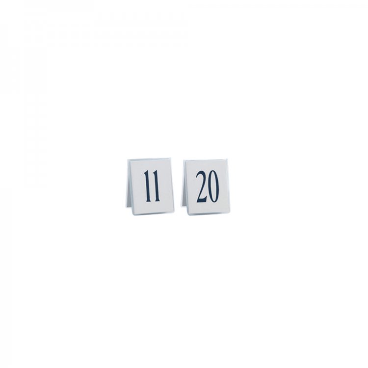 Numeri segnatavolo plastica da 11 a 20