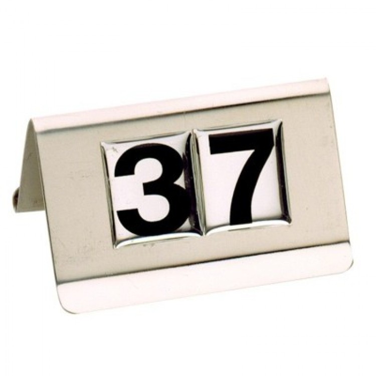 NUMERI SEGNATAVOLO INOX DA 31 A 40 *** Numeri segnatavolo inox da 31 a 40 ***