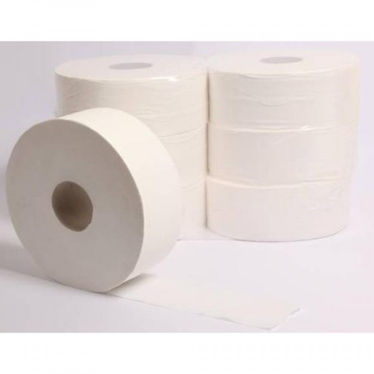 Rotolo carta cellulosa igienica mini-jumbo 2 veli 12 rotoli