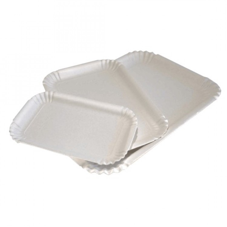 VASSOIO POLITENATO FAVOLA BIANCO CM.19X27 KG.10 N°4 Vassoio politenato favola bianco cm.19x27 kg.10 n°4