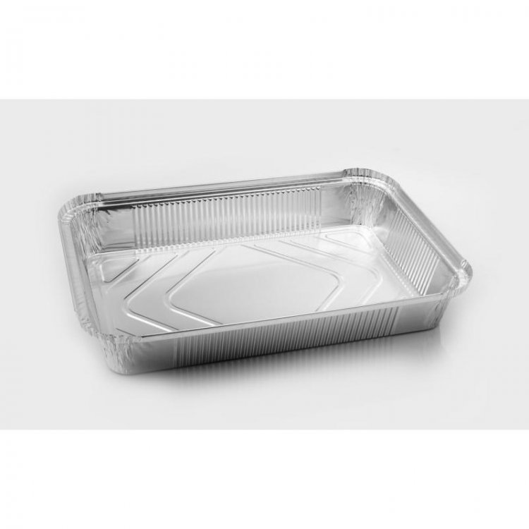 CONTENITORE ALLUMINIO 6 PORZIONI MM.314X214X43 CON COPERCHIO PZ.25 R1-02L Contenitore alluminio 6 porzioni mm.314x214x43 con coperchio pz.25 r1-02l