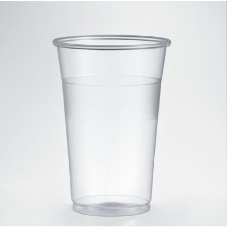 Bicchiere mono trasparente polipropilene cc.400 pz.50 tacca 300