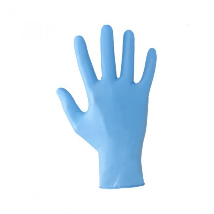 Guanto monouso nitrile reflexx 72 azzurro tg.l pz.100