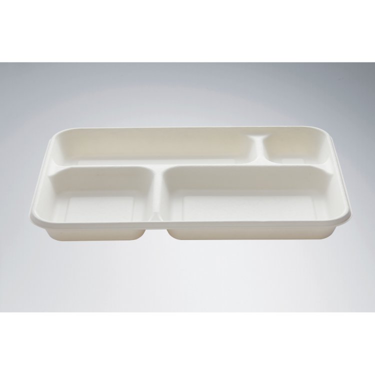 VASSOIO MONO 4 SCOMPARTI CM.36X24 PZ.50 ISAP *** Vassoio mono 4 scomparti cm.36x24 pz.50 isap ***