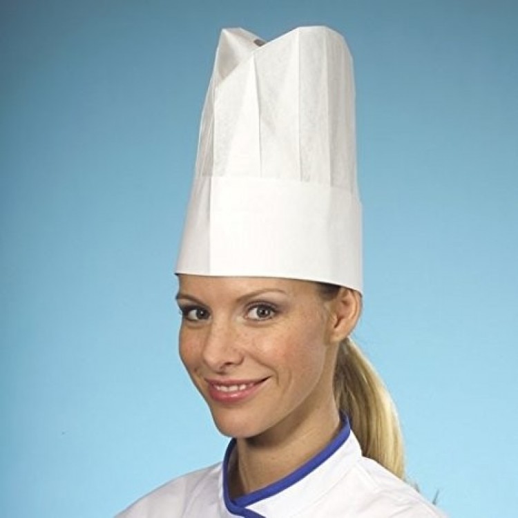 Cappello cuoco mono carta modello provence pz.10 regolabile