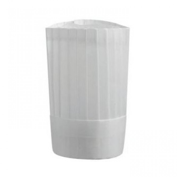 CAPPELLO CUOCO MONO TNT MODELLO TOSCANA CM.30 PZ.5 REGOLABILE Cappello cuoco mono tnt modello toscana cm.30 pz.5 regolabile