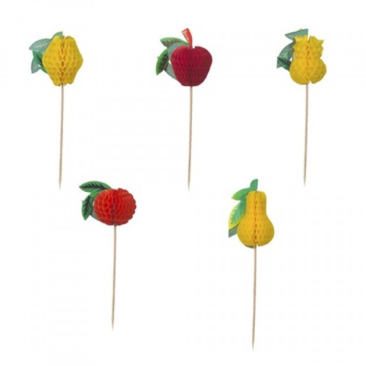 STECCHINO PARTY FRUTTA CM.15 PZ.100 Stecchino party frutta cm.15 pz.100