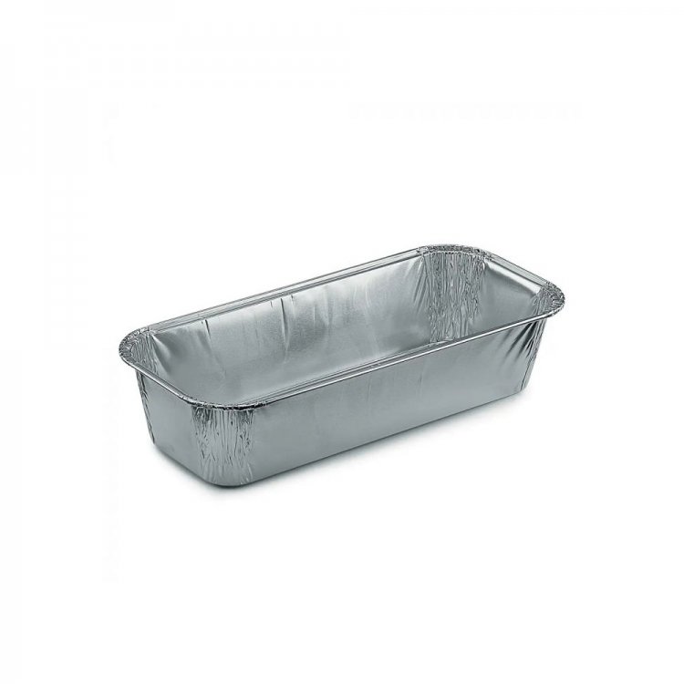STAMPO ALLUMINIO PLUMCAKE CM.23,6x10,3 H.5 PZ.100 R1-15G Stampo alluminio plumcake cm.23,6x10,3 h.5 pz.100 r1-15g