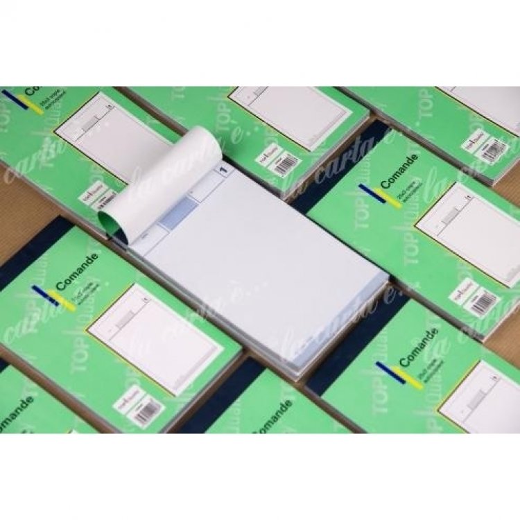 COMANDE BLOCCO CM.17X10 2 COPIE 25 FOGLI CARTA CHIMICA Comande blocco cm.17x10 2 copie 25 fogli carta chimica