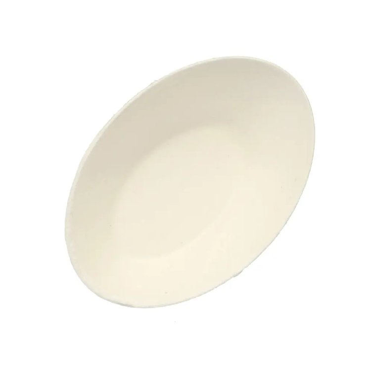 Finger piattino canna da zucchero cm.8x5 ciotola obliqua pz.50