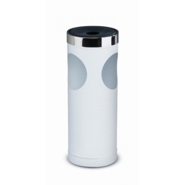 POSACENERE GETTACARTE CON GHIERA CM.25X62 BIANCO A/528B *** Posacenere gettacarte con ghiera cm.25x62 bianco a/528b ***