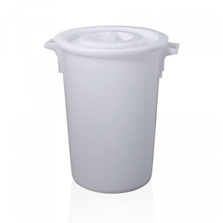 PATTUMIERA BIDONE CORALLO CON COPERCHIO LT.150 BIANCO Pattumiera bidone corallo con coperchio lt.150 bianco