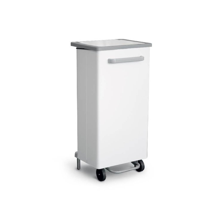 PATTUMIERA LACCATA RETTANGOLARE CON PEDALE LT.100 Pattumiera laccata rettangolare con pedale lt.100