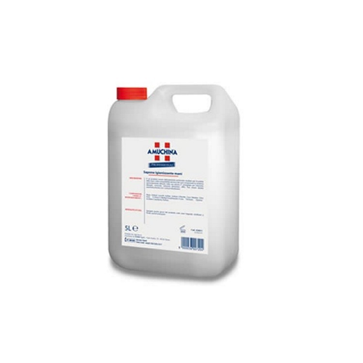 SAPONE IGIENIZZANTE IDRATANTE MANI LT.5 AMUCHINA Sapone igienizzante idratante mani lt.5 amuchina