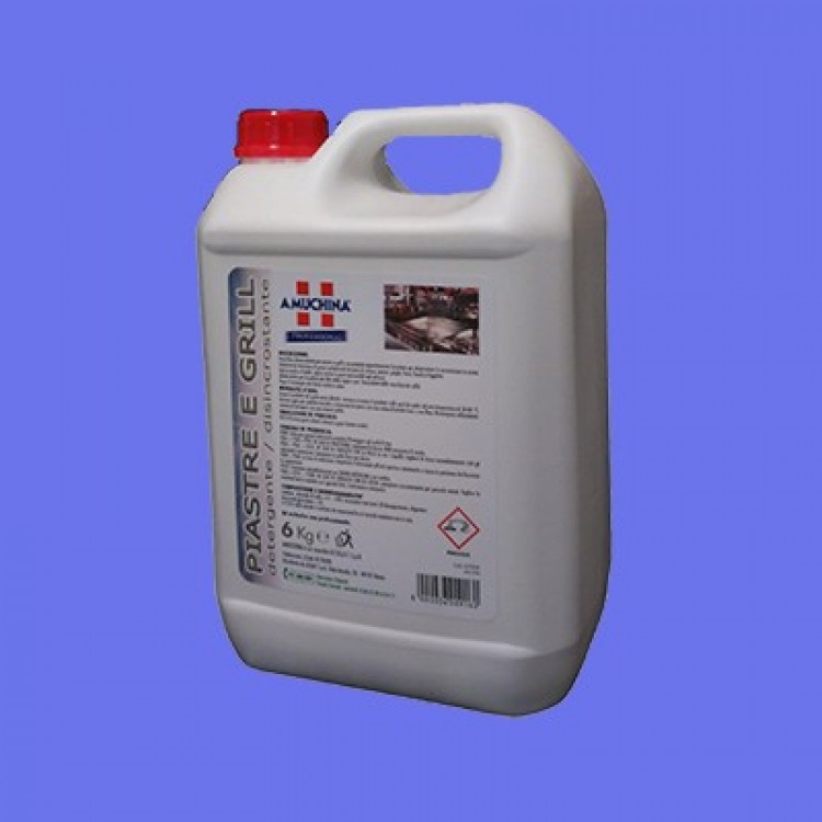 Detergente disincrostante piastre e grill kg.6 amu