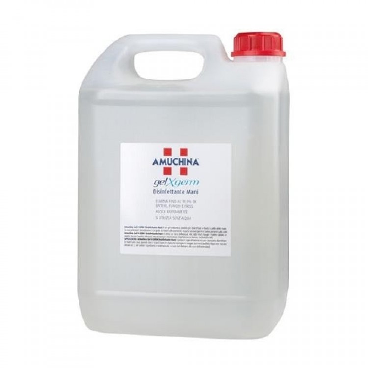 GEL IGIENIZZANTE MANI X-GERM LT.5 AMUCHINA Gel igienizzante mani x-germ lt.5 amuchina