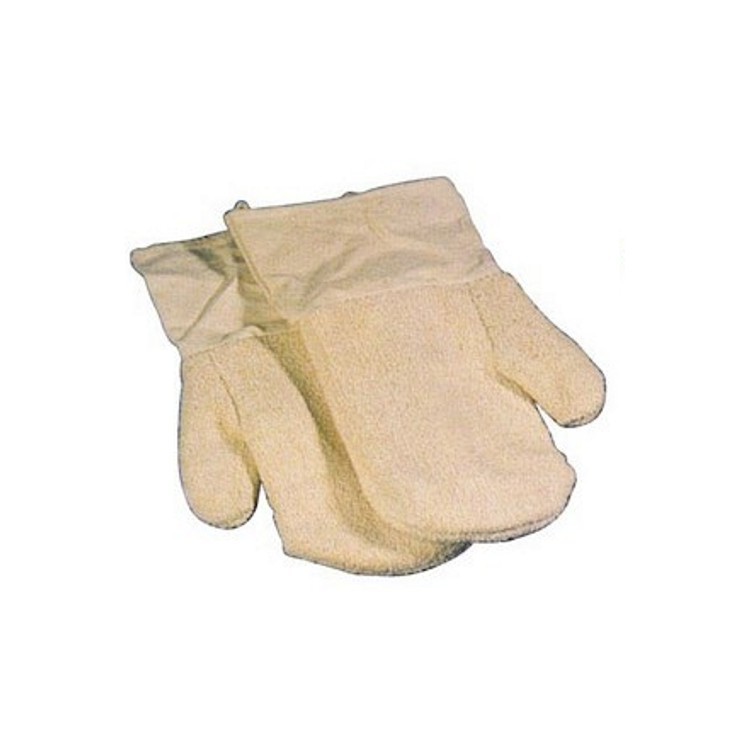 Guanto forno al paio cotone panna cm.34x16 200°c