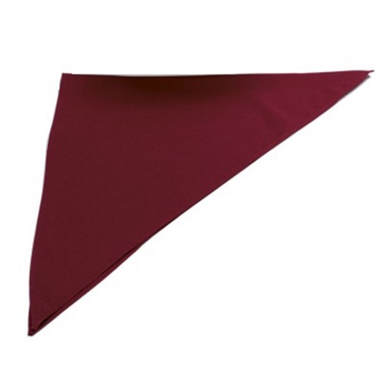 FAZZOLETTO TRIANGOLO CUOCO BORDEAUX *** Fazzoletto triangolo cuoco bordeaux ***