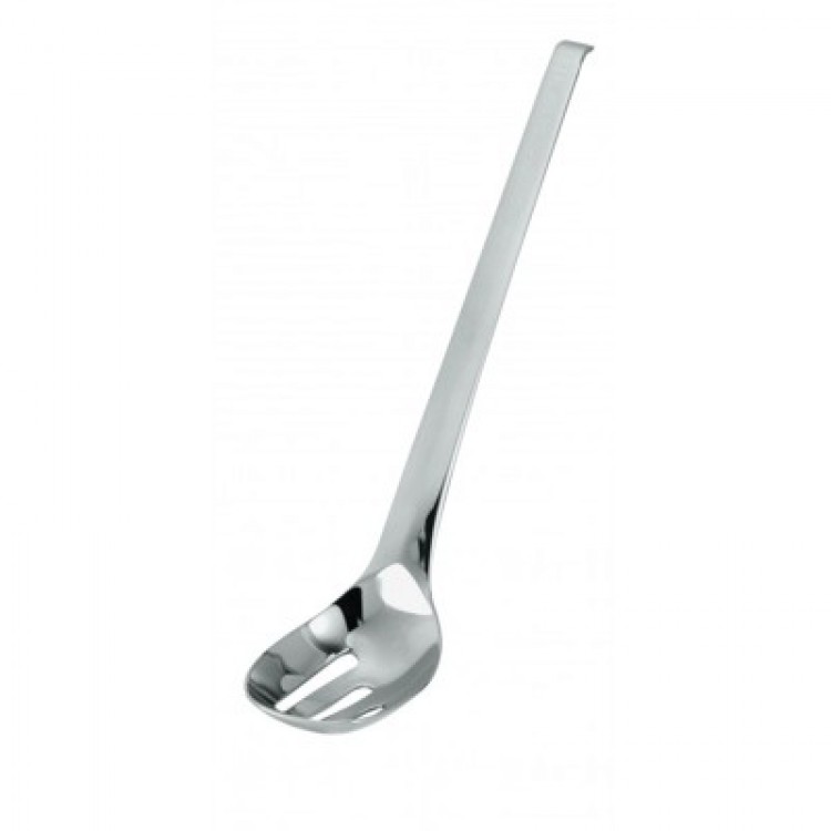 Cucchiaio inox ghiaccio forato cm.22 ***