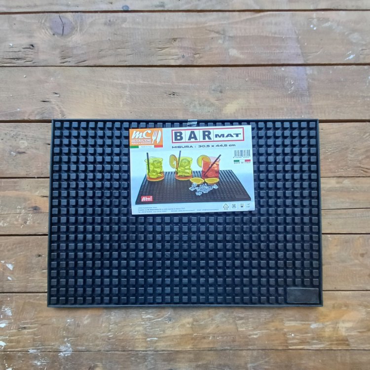 TAPPETINO BAR NERO 30,5x44,5 THE BARS Tappetino bar nero 30,5x44,5 the bars