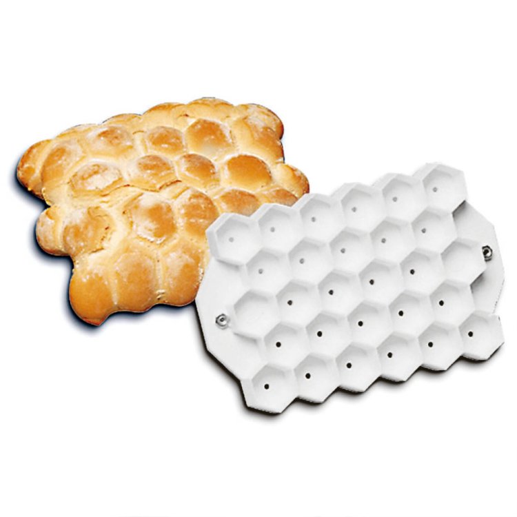 STAMPO PANE TARTARUGA ESAGONALE CM.14x10 Stampo pane tartaruga esagonale cm.14x10