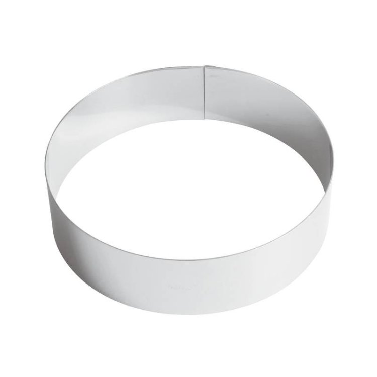 FASCIA INOX ROTONDA Ø CM.24 H.6 Fascia inox rotonda Ø cm.24 h.6