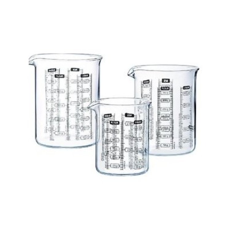 Caraffa vetro pyrex graduata lt.0,50